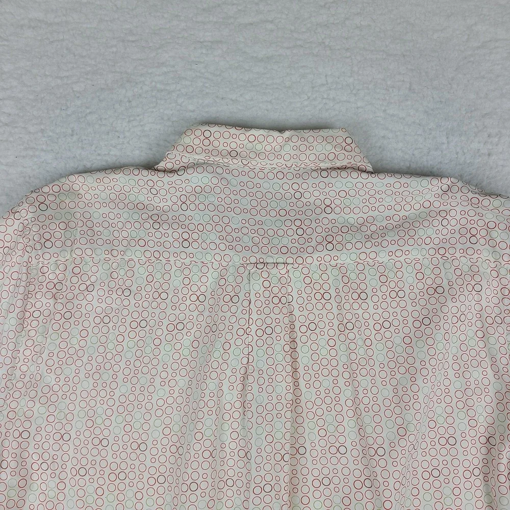 Nat Nast Shirt Mens XL‎ Red Luxury Originals American Fit Hawaiian Button Up *